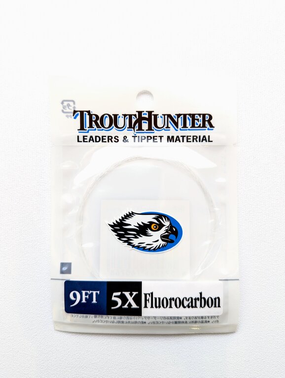 TroutHunter Products Trouthunter Fluorocarbon Leader 9' w/Loop