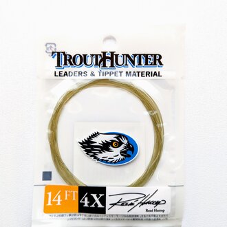 TroutHunter Products Rene Harrop Nylon Leaders 14 Foot w/ Loop