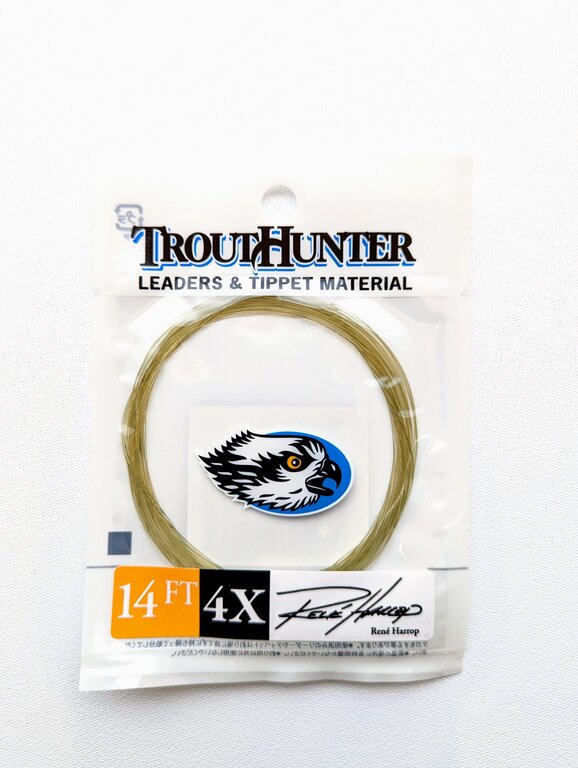 TroutHunter Products Rene Harrop Nylon Leaders 14 Foot w/ Loop