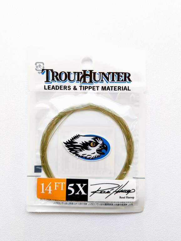 TroutHunter Products Rene Harrop Nylon Leaders 14 Foot w/ Loop