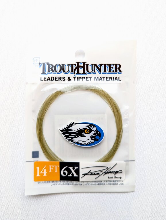 TroutHunter Products Rene Harrop Nylon Leaders 14 Foot w/ Loop
