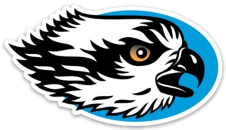 TroutHunter Products TH Osprey Sticker - Round