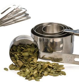 Rsvp 6-Piece Stainless Steel Nesting Measuring Cup Set