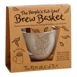 Republic of Tea Brew Basket Stainless Steel
