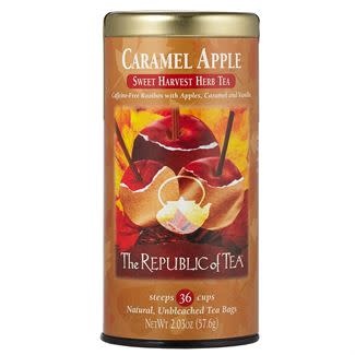 Republic of Tea Caramel Apple Red Bag