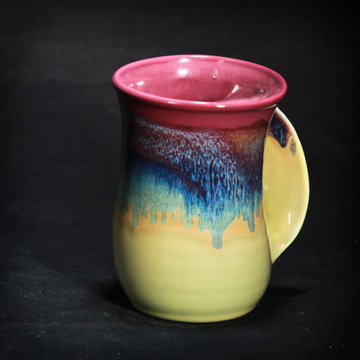 Clay In Motion Hand Warmer Mug - Mossy Creek Left