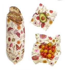 Bees Wrap Assorted 3 Pack (S, M, L) Meadow Magic