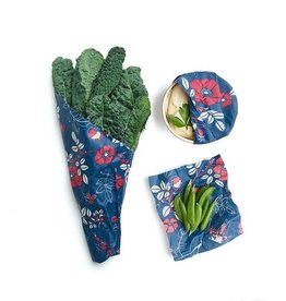 Bees Wrap Assorted 3 Pack (S, M, L) Terra Botanical Print