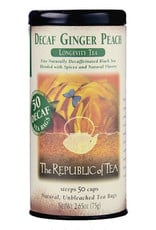 Republic of Tea Ginger Peach Decaf bag