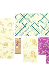Bees Wrap Variety Pack Honeycomb, Clover, Geometric