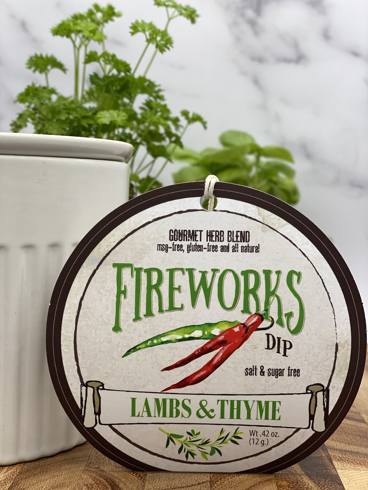 Lambs & Thyme Herb Dips Fireworks