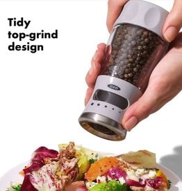 Oxo Mess Free Pepper Grinder  Gray