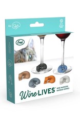 Fred Wine Lives-Kitty Wine Markers