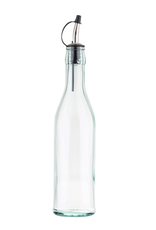 Tablecraft 17oz Glass Bottle Recycled Green