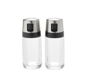 OXO Good Grips Silver/Clear Plastic Salt and Pepper Shaker Set 3 oz