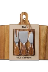 Tag Long Board & Cheese Utensil Set