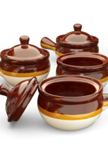 Kook Pueblo Ceramic French Onion Soup Crock