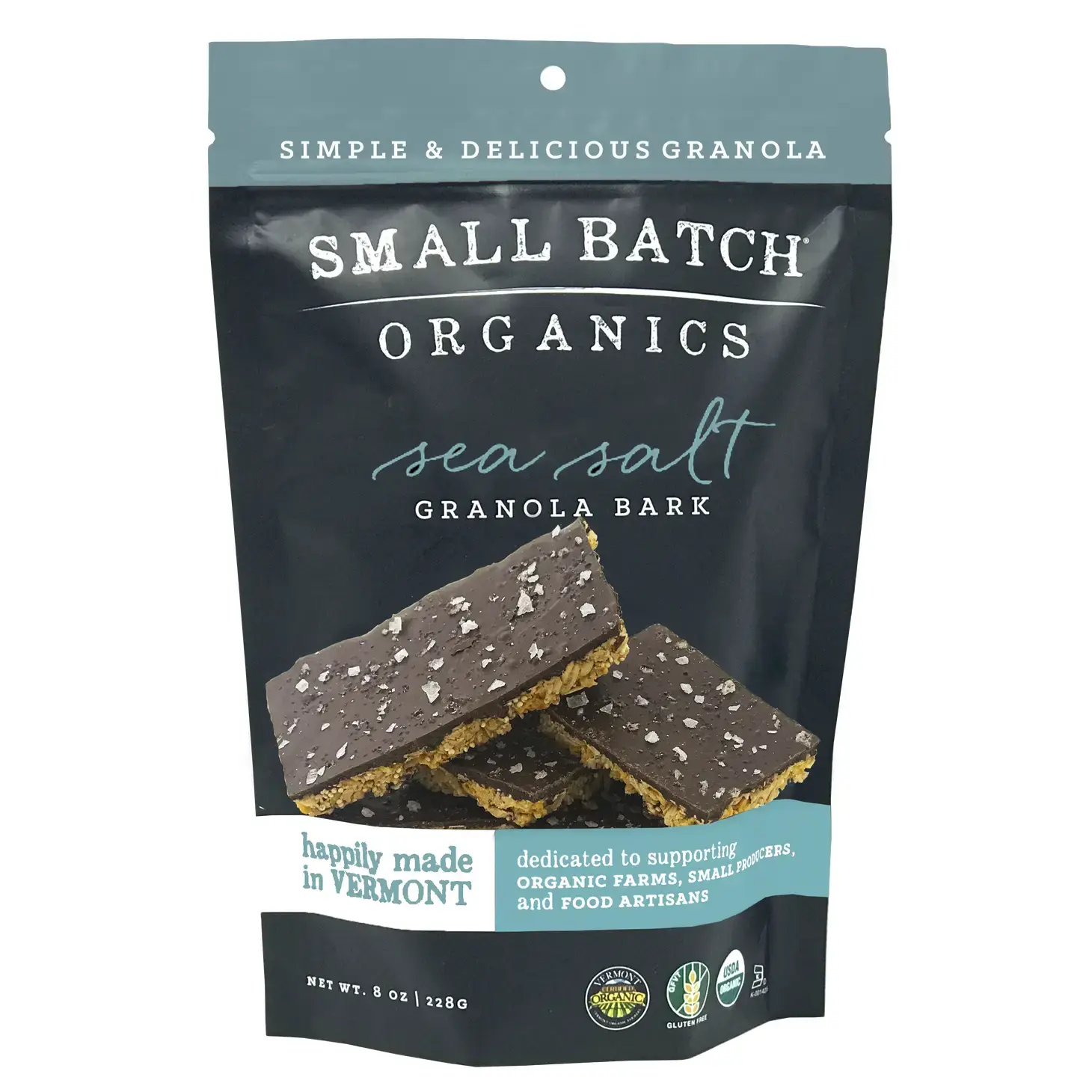 Small Batch Organics  Salt Granola Bark