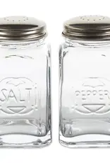 RSVP Retro Salt & Pepper Clear