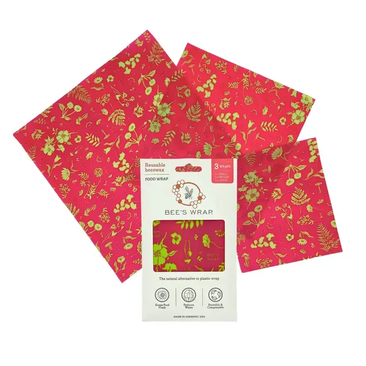Bees Wrap Assorted 3 Pack (S, M, L) Splendid Spring
