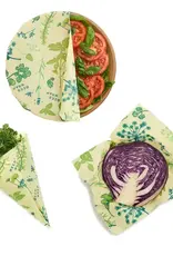 Bees Wrap Assorted 3 Pack (S, M, L) Herb Garden