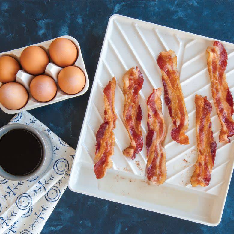 Nordic Ware Microwave Safe Bacon Tray & Food Defroster - White - Bed Bath &  Beyond - 30034757