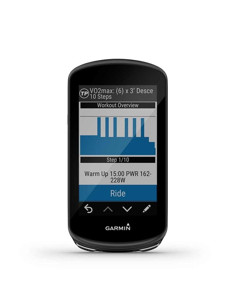 Garmin Edge 1030 Plus Bundle Bike Computer - GPS, HR Monitor, Cadence, Black