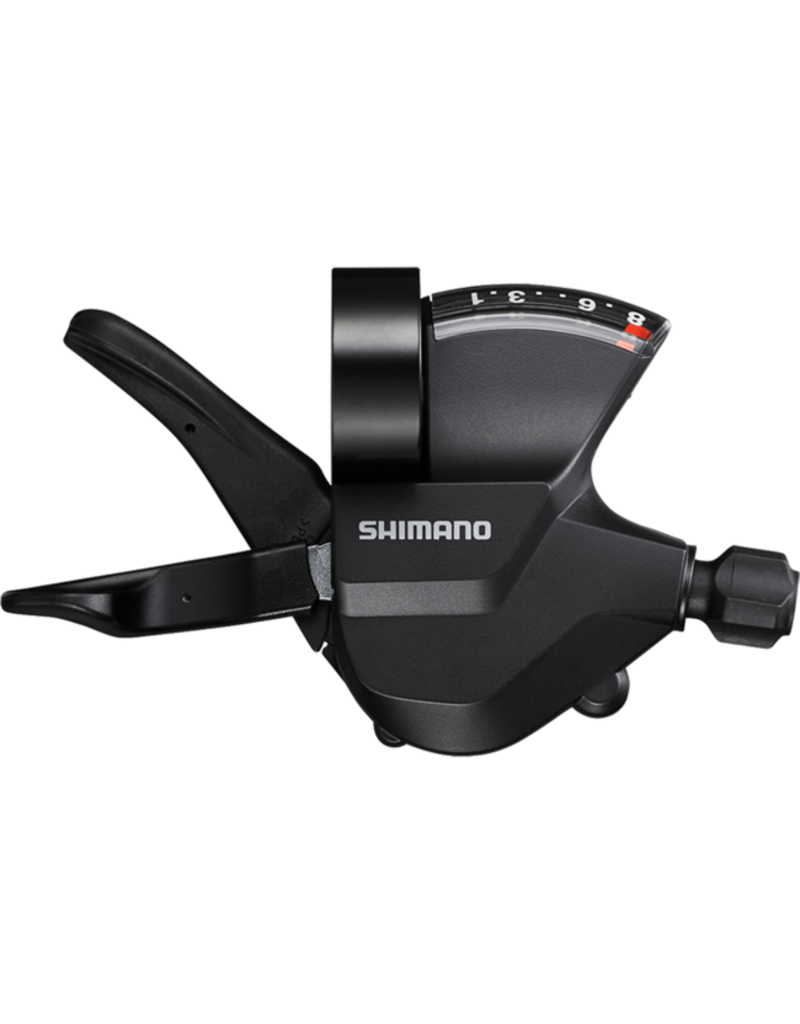 Shimano SHIMANO SHIFT LEVER, SL-M315-8R, RIGHT, 8-SPEED RAPIDFIRE PLUS, W/ OPTICAL GEAR DISPLAY