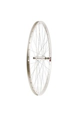 Wheel Shop, Rear 700C Wheel Alex X101 Silver / FM-31 Silver, 36 Steel spokes, QR axle, For freewheel