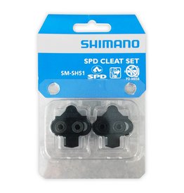 Shimano Shimano SM-SH51 SPD Cleat Set (PAIR) Single Release W/O Cleat Nut