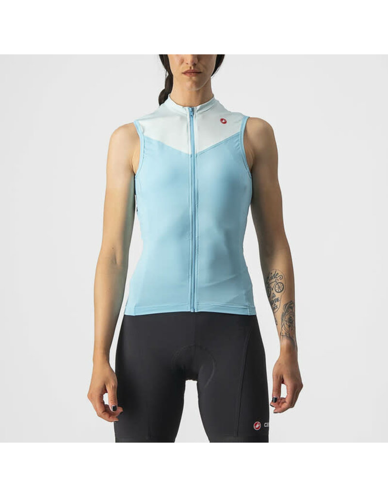 Castelli Castelli Solaris Sleeveless Jersey "Color: Skylight/ Light Acqua",