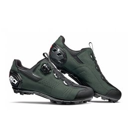 Sidi Sidi MTB/Gravel Shoe "Color: Black/Dark Green","Size: 42"