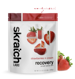 Skratch Labs 12-SERVE SPORT RECOVERY DRINK STRAWBERRIES AND CREAM