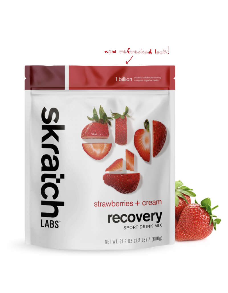 Skratch Labs Skratch 12-Serve Sport Recovery Drink Strawberries and Cream