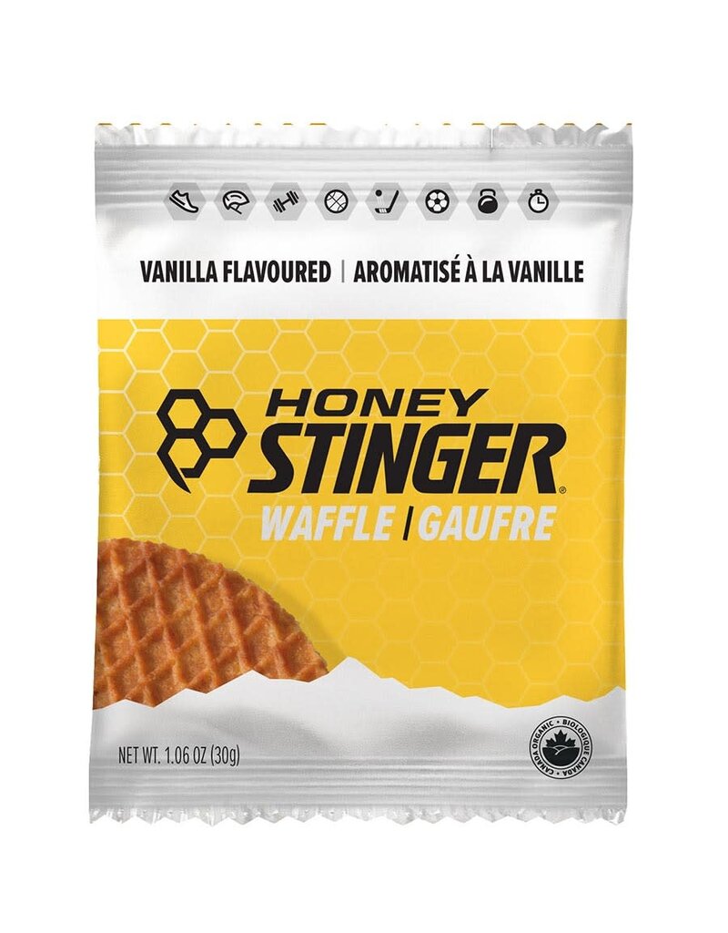 Honey Stinger Honey Stinger, Organic Waffles, Bars, Vanilla, 12pcs single