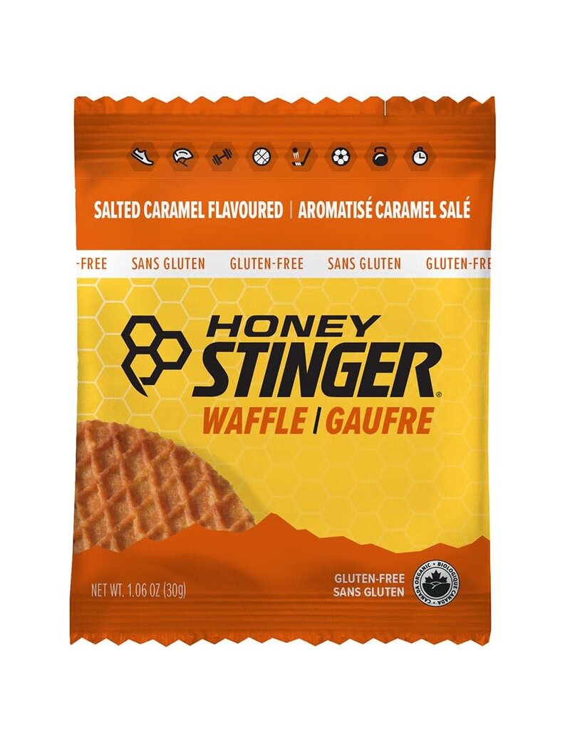 Honey Stinger Honey Stinger, Organic Gluten Free Waffles, Bars, Salted caramel,