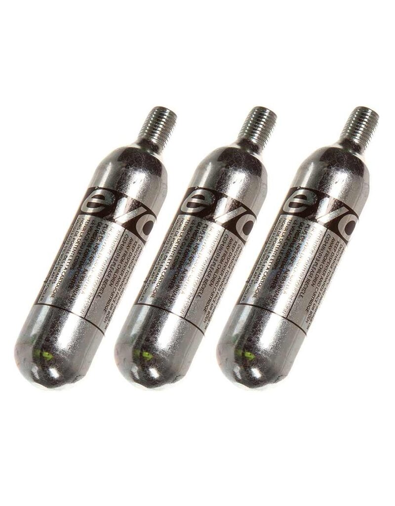 EVO EVO, Threaded 20g CO2 Cartridges, 3pcs