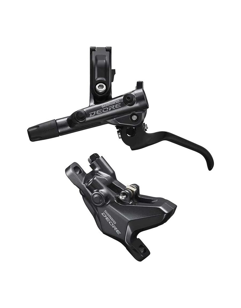 Shimano Shimano, Deore BL-M6100 / BR-M6100, MTB Hydraulic Disc Brake, Front, Post mount, Disc: Not included, Black