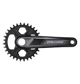 Shimano FRONT CHAINWHEEL, FC-M6130-1, DEORE, FOR REAR 12-SPEED, 2-PCS FC, 175MM, 32T W/O CG, W/O BB PARTS, FOR CHAIN LINE 56.5MM