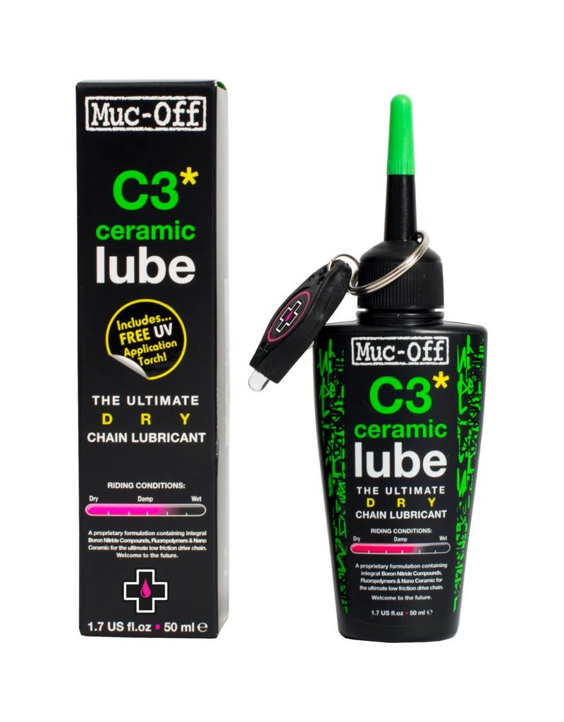 Muc-Off Muc-Off, Ceramic Dry Lubricant, 120ml with UV Torch