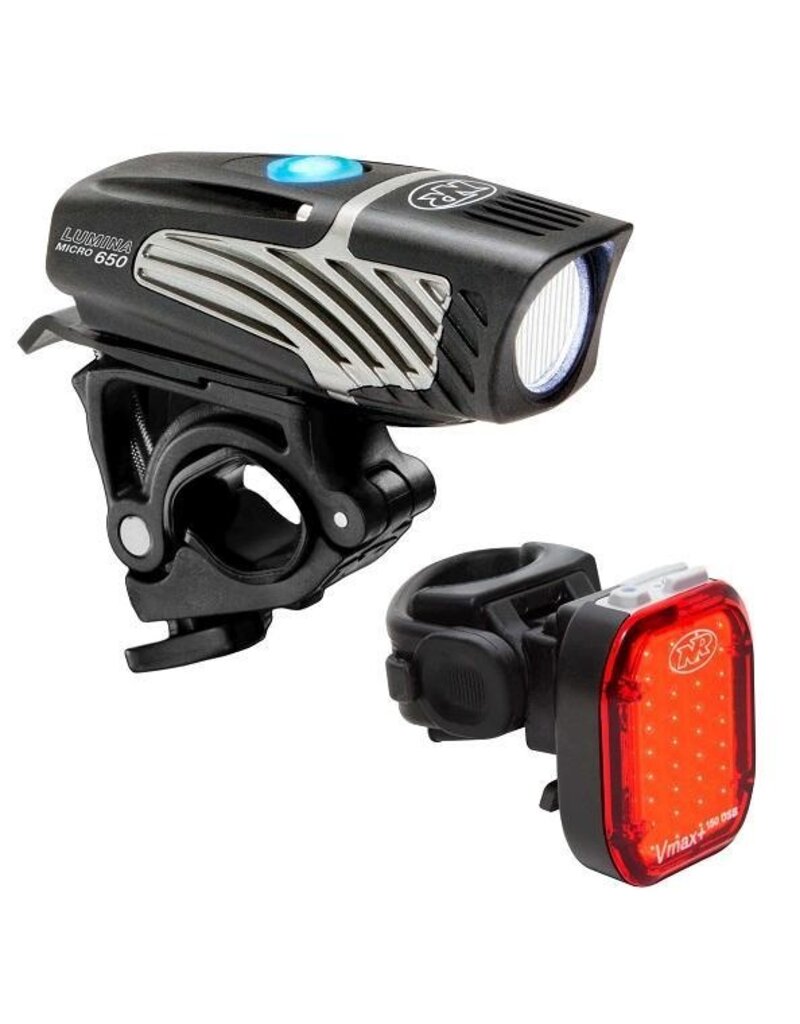 NiteRider NiteRider Rechargeable LED Light Combo, Lumina Micro 650 & VMax+ 150