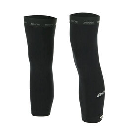 Santini Cycling Santini Totum - Thermofleece Knee Warmers Black