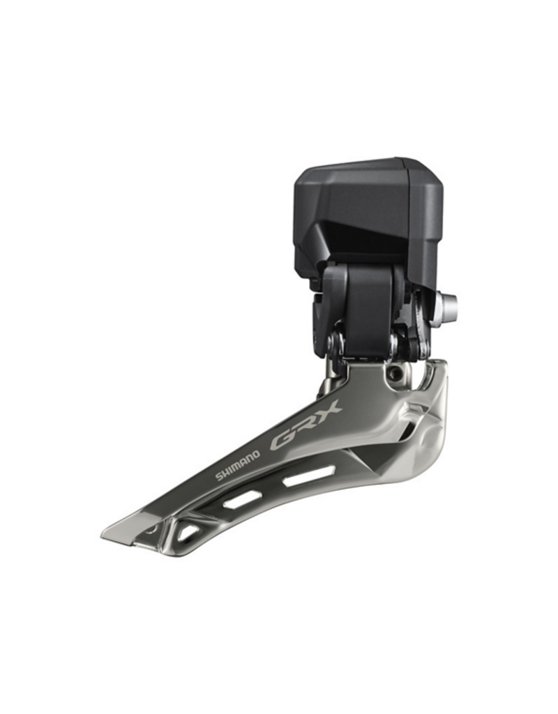 Shimano FRONT DERAILLEUR, FD-RX825, GRX, FOR REAR 12-SPEED, DOWN-SWING, BRAZED-ON TYPE, CS-ANGLE: 61-66, FOR TOP GEAR: 46-48T, CL: 47MM ONE