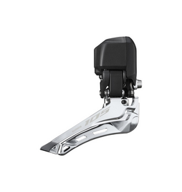 Shimano FRONT DERAILLEUR, FD-R7150, 105 Di2, FOR REAR 12-SPEED, DOWN-SWING, BRAZED-ON TYPE, CS-ANGLE: 61-66, FOR TOP GEAR: 50-52T, CL: 44.5MM ONE