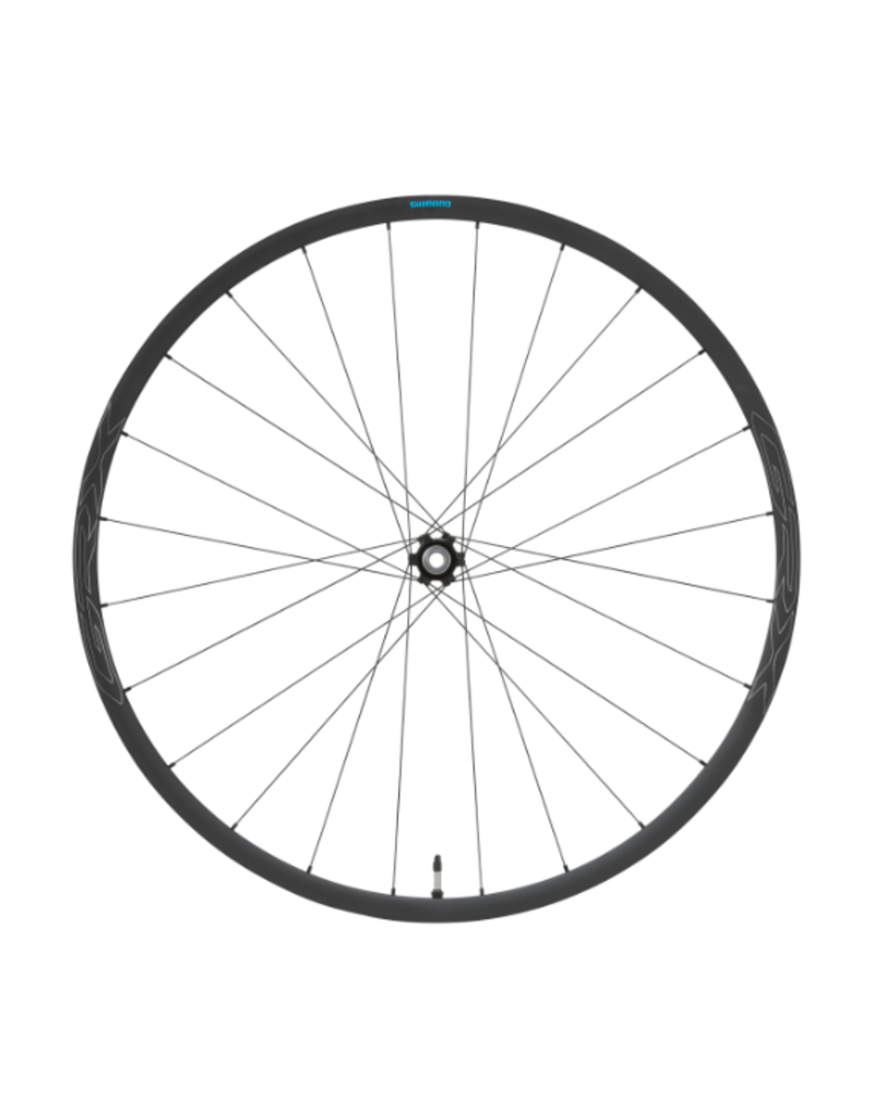 Shimano Front and rear Shimano Wheel Set, WH-RX570-700C, F&R:24H, FOR 10/11-S, OLD:100/142MM, F/R:12MM E-THRU, TUBELESS, BLACK, CL DISC ONE 32-622 - 42-622
