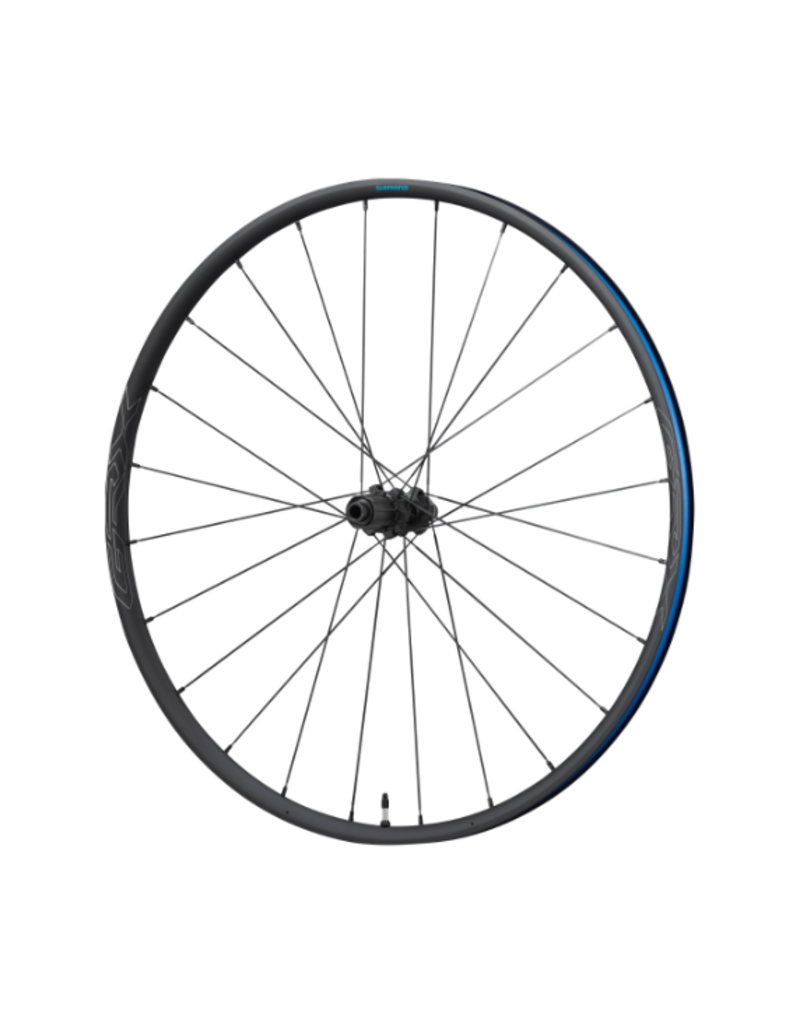 Shimano Front and rear Shimano Wheel Set, WH-RX570-700C, F&R:24H, FOR 10/11-S, OLD:100/142MM, F/R:12MM E-THRU, TUBELESS, BLACK, CL DISC ONE 32-622 - 42-622
