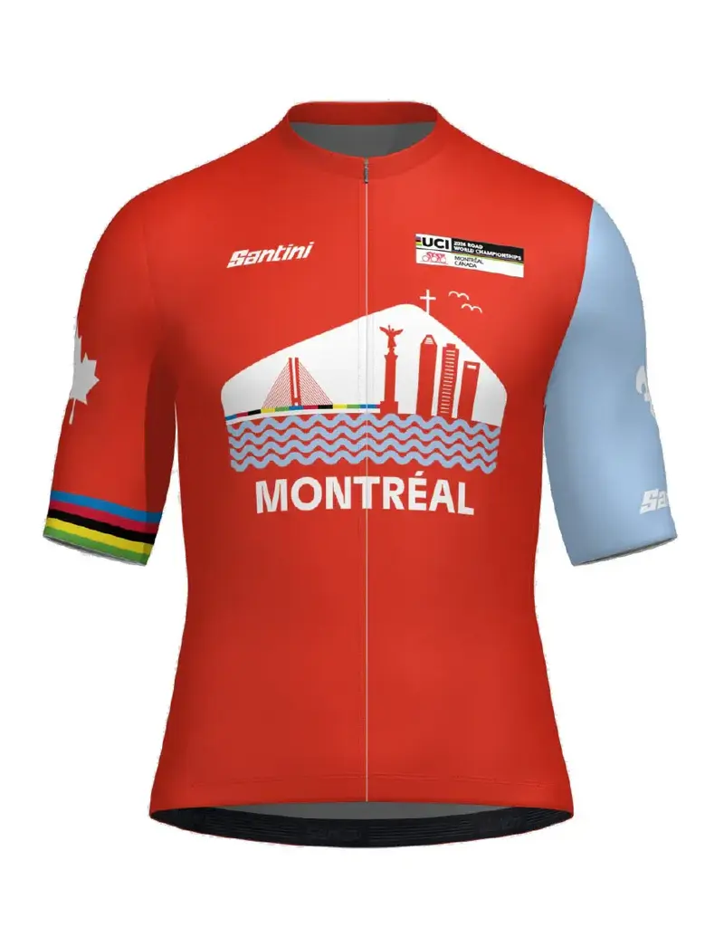 Santini Cycling SANTINI Official Jersey of the UCI Road World Championships Montreal 2026 - Unisex
