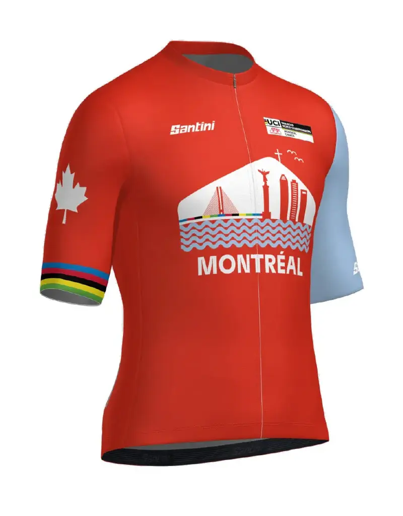 Santini Cycling SANTINI Official Jersey of the UCI Road World Championships Montreal 2026 - Unisex