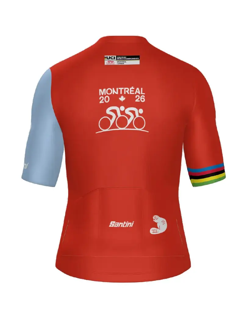Santini Cycling SANTINI Official Jersey of the UCI Road World Championships Montreal 2026 - Unisex