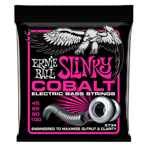 Ernie Ball Ernie Ball - Cobalt Bass - Super Slinky - 45-100 Ernie Ball Ernie Ball - Cobalt Bass - Super Slinky - 45-100